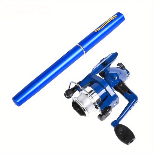 2-Pack Pocket-Sized Fishing Rod & Reel Combos | 26cm Pen-Style | Multi-Environment
