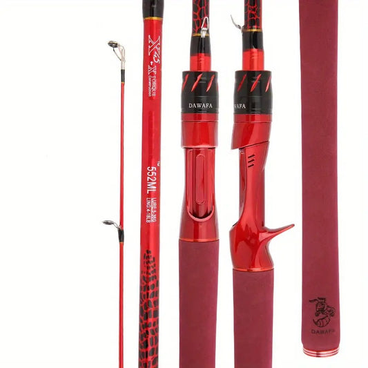 70.9" Carbon Fiber Fishing Rod | Ultralight | 2-Piece | Dual Water | EVA Grip + Ceramic Guides