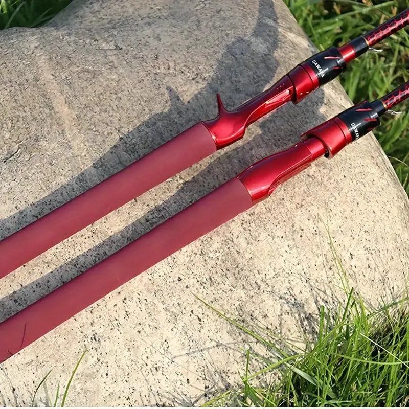 70.9" Carbon Fiber Fishing Rod | Ultralight | 2-Piece | Dual Water | EVA Grip + Ceramic Guides