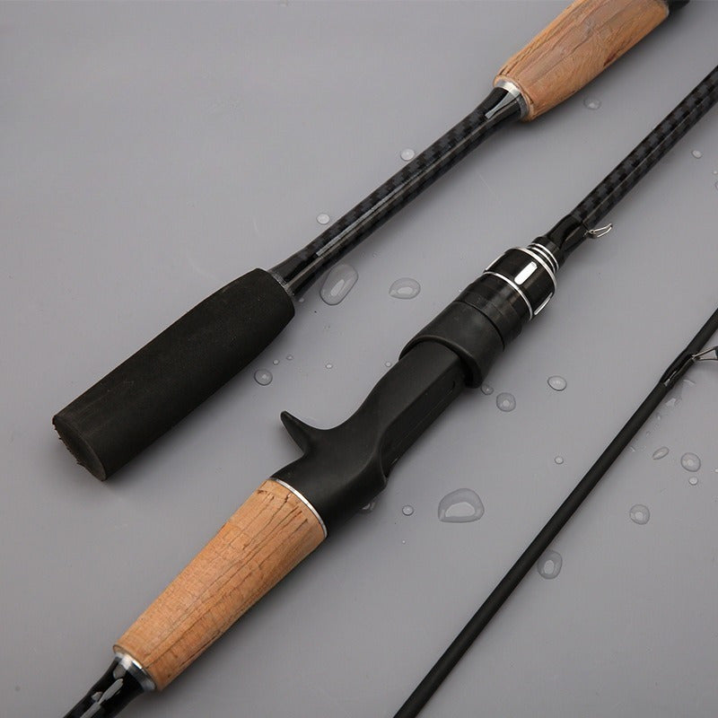 70.9" Wood Handle Carbon Lure Rod | M-Power | 2-Piece | All-Waters