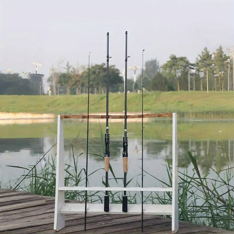 70.9" Wood Handle Carbon Lure Rod | M-Power | 2-Piece | All-Waters
