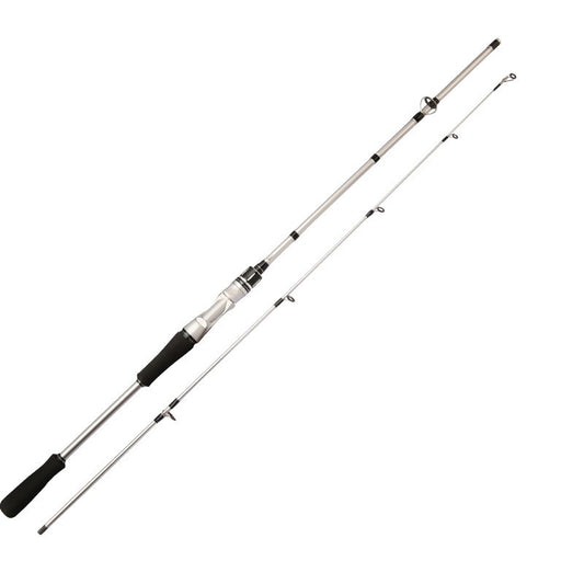 Silvery Carbon Fiber Lure Rod - 70.9" | M Power | Medium-Fast | All-Water