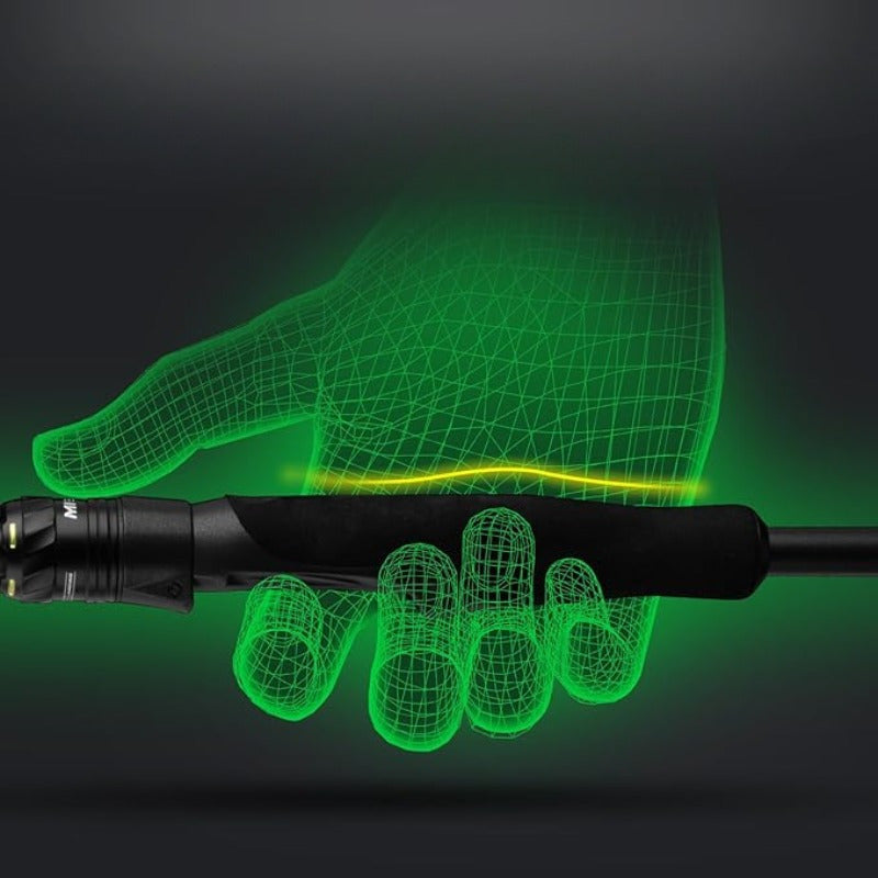 71" Black Gold Travel Fishing Rod | Carbon Fiber | Fast Action | Gift-Ready