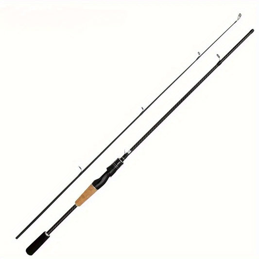 70.9" Wood Handle Carbon Lure Rod | M-Power | 2-Piece | All-Waters